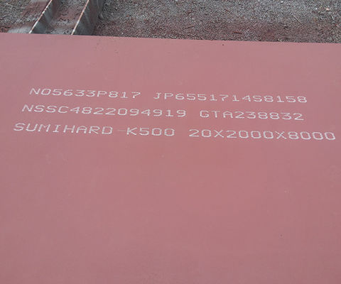 Nm500 Anti Wear Plate 2500mm Excavator Bucket Steel Sheet Full Hard