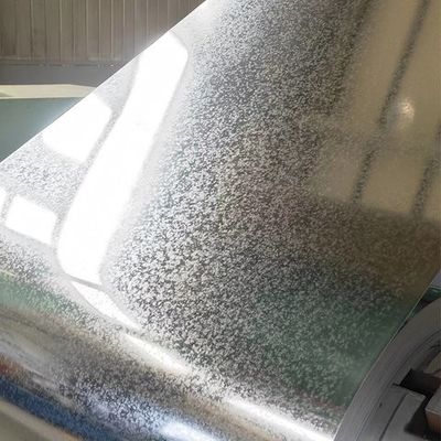 Regular Spangle Galvanized Steel Coils 912mm Hot Dipped ASTM A653