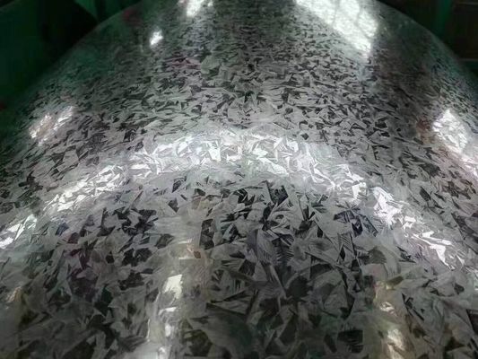 Regular Spangle Galvanized Steel Coils 912mm Hot Dipped ASTM A653