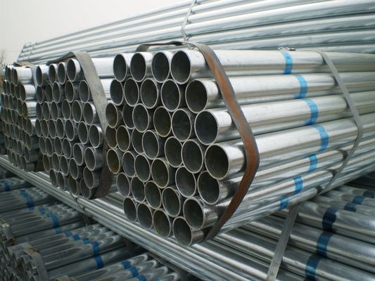 ASTM A53 Hot Dipped Galvanized Steel Pipe Round 4.0mm Welded