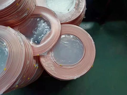 ASTM B280 Seamless Copper Pipe 3mm Wall Thickness Air Conditioner Connecting