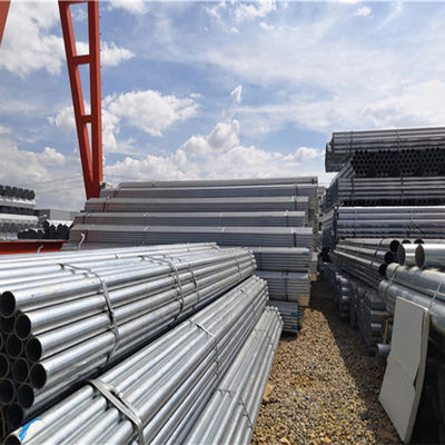 ASTM BS Q235 Galvanized Steel Pipe Scaffolding Round 2.2mm Hot Dipped Gi