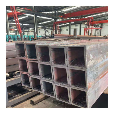 20mm Black Square Rectangular Steel Pipe Tubes Seamless Metal Carbon