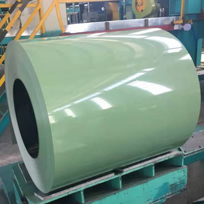 SPCC Dx51d Galvanized Steel Coil PPGI Grade 0.25 - 1.0mm Color Coated Prepainted