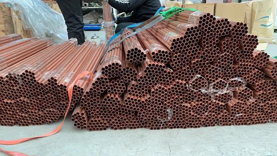 6m Hard Temper Straight Copper Pipes Tube 99.99% Pure C10100 C10200 18*1mm