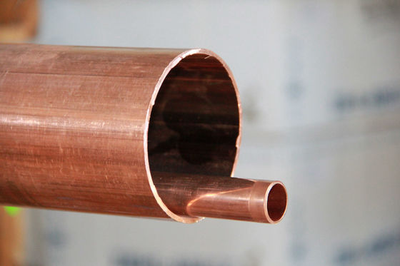 Astm B280 Straight Copper Pipe 99.9% Hard Temper Air Conditioner Tube Water 8mmStraight Copper Pipe 8mm