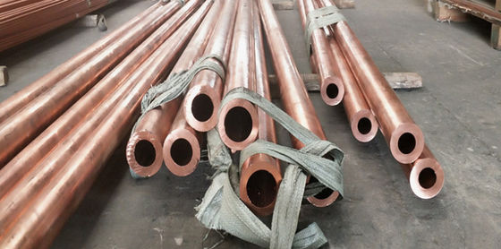 Copper Unitary Straight Tube 1-6M / 15M / 20M Coil Pipe