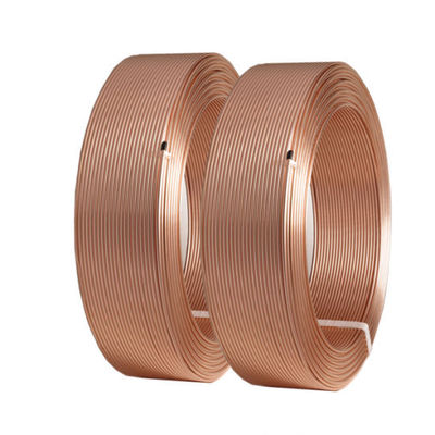 Red/Yellow Copper Pipe Insulated Pure Copper Pipe Coil C1100/C12200 Ideal for Air Condition Installations