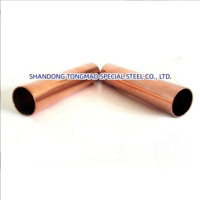 0.3-3mm Bright Uninterrupted Copper Straight Pipe For Efficient Heater Water Supply