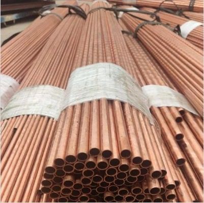 Extrusion Technology Copper Pipe Polishing 2-30mm With Red/Yellow Color