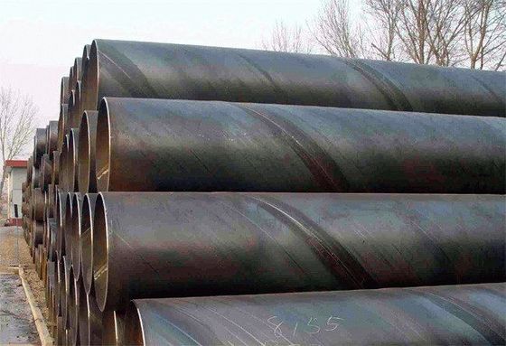60-120mm Welded Steel Tube Pipe Fittings To API 5L Standard Varnish