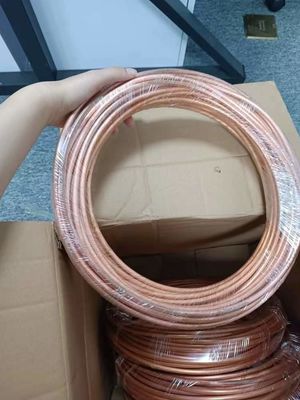 Cu≥99.9% 1/4-7/8 Seamless Copper Pipe For Performance Extrusion Technology