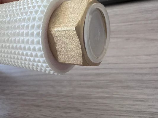 High Temperature Rating Seamless Copper Tube Red / Yellow 0.6mm Thick