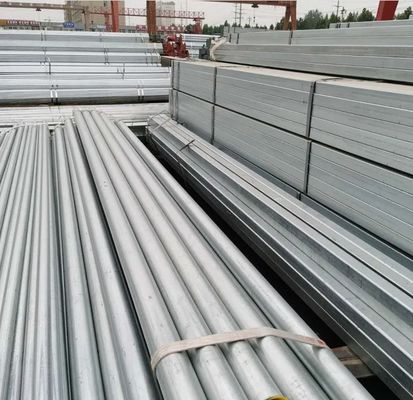 A106 Q235 Hot Dipped Galvanized Steel Pipe 21.3-114.3mm Out Diameter