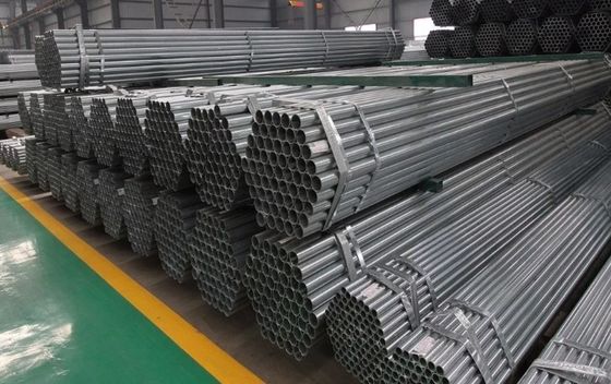 Customized Length Hdg Steel Pipe BS1387 / BS1139 Grade Galvanized