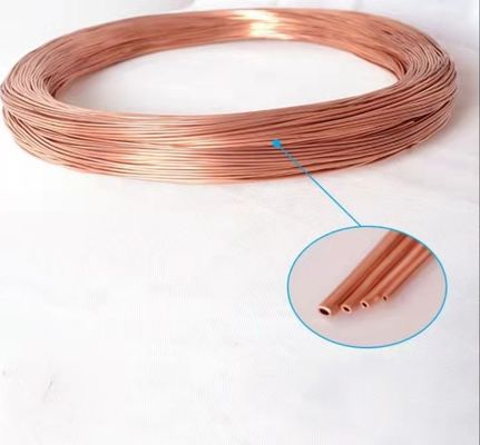 3m ASME Pancake Seamless Copper Pipe Coil C44300 Admiralty Brass Tube