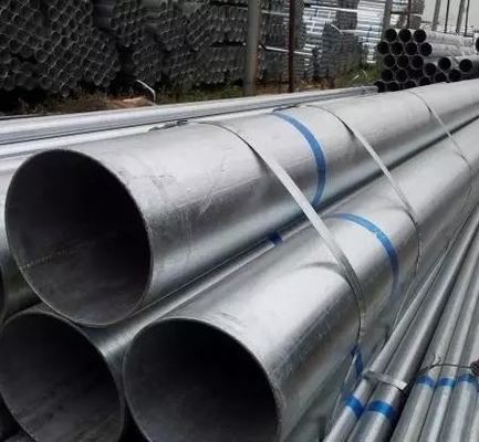 Q345 SS500 EFW Pre Galvanized Steel Tube ST52 BS 1139 Tube Scaffolds