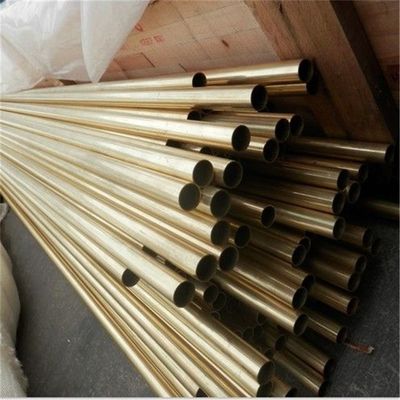 6mm 5.8m Aluminium Thick Wall Brass Tubing Customized Astm B466 C70600