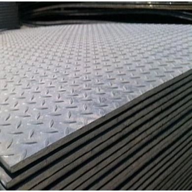 JIS G3103 MS 6mm Thick Steel Checker Plate Sheets 1.2×1.2m Cold Rolled