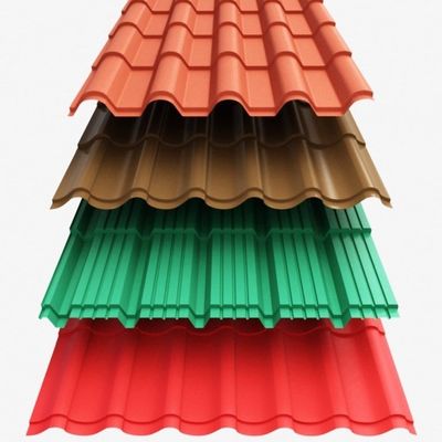 Customized Roof Aluminium Zinc Alloy Coated Steel Sheet 0.05mm AZ50 AZ100