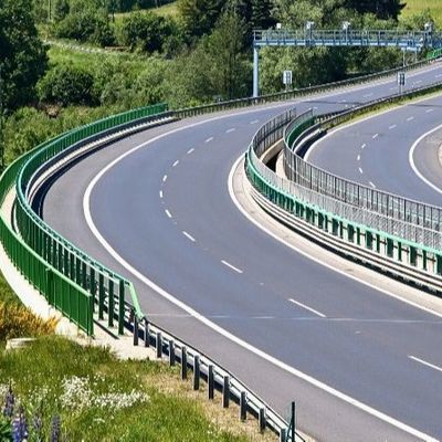 W Galvanized Steel Beam Roadway Highway Guardrails Crash Barriers