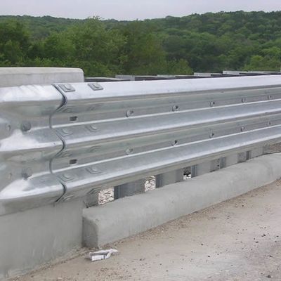 W Galvanized Steel Beam Roadway Highway Guardrails Crash Barriers