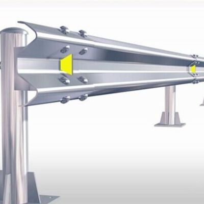 W Galvanized Steel Beam Roadway Highway Guardrails Crash Barriers