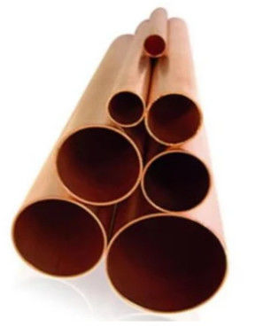 Red Copper Tube Seamless Copper Pipes T1 T2 T3 C11000 Pure Cu99.9%