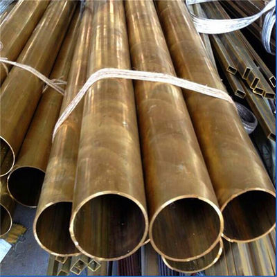 Nickel ASTM C7060 Seamless Copper Pipe Nickle Brass Tubes For Air Condition