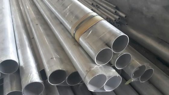 6003 1.5mm Aluminum Alloy Tubes Brushed Round For Aerospace