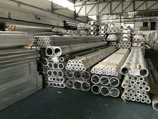 6003 1.5mm Aluminum Alloy Tubes Brushed Round For Aerospace