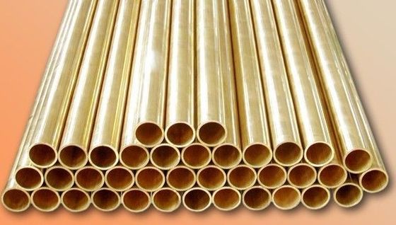 99.9% Purity Round 2 Inch Large Diameter Brass Tube ASTM B587 C4430 C38500