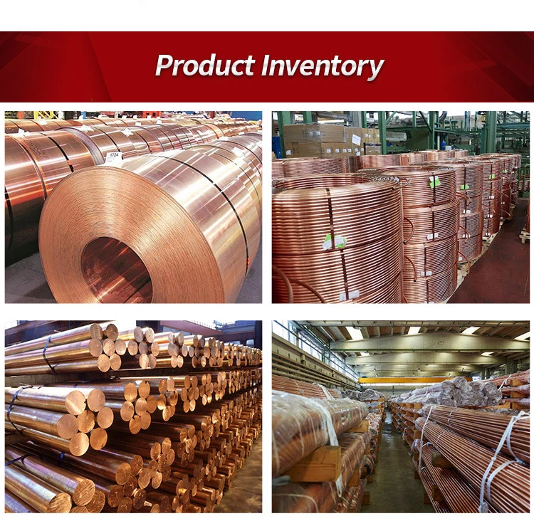 Seamless Copper Tube ASTM Uns C10100 Red Copper Tubing Seamless Copper Round Tube